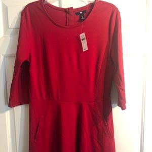 Gap red dress.  NWT